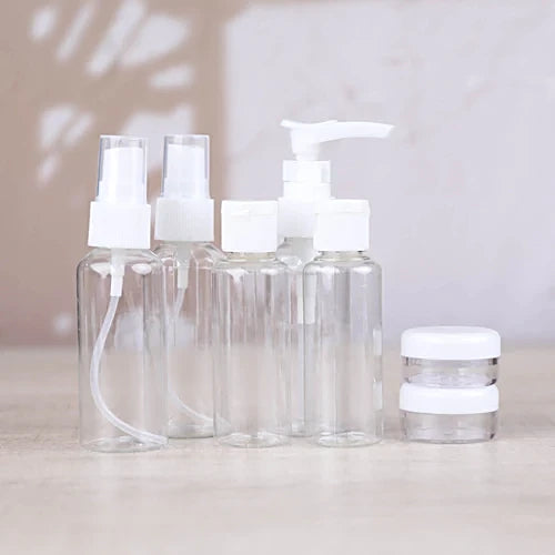 Multipurpose 6pcs Portable Travel Cosmetics Container Bottle Set Travel Cosmetic Bottles Shampoo Bottle Toiletries Liquid Contain