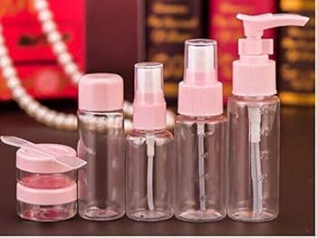 Multipurpose 6pcs Portable Travel Cosmetics Container Bottle Set Travel Cosmetic Bottles Shampoo Bottle Toiletries Liquid Contain