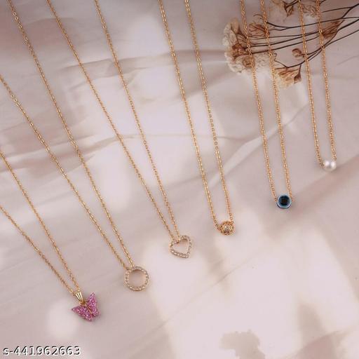 Combo of 6 Allure Charming Women Necklaces & Chains