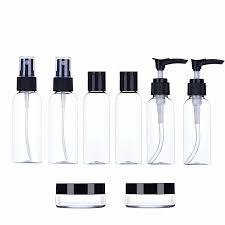 Multipurpose 6pcs Portable Travel Cosmetics Container Bottle Set Travel Cosmetic Bottles Shampoo Bottle Toiletries Liquid Contain
