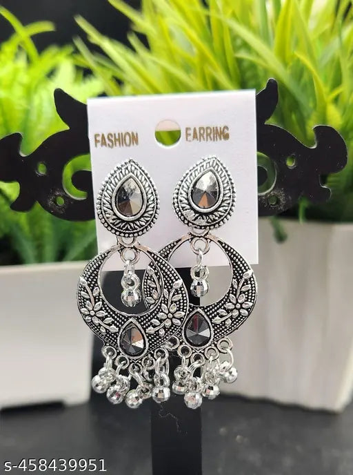 Combo of 4 Pair New Latest Design Drop & Dangles Hoop Jhumki